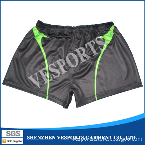 Sublimated Custom Design Polyester Rugby Shorts